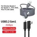 Cavo di collegamento 5M VR per Meta Quest 3 Pico 4 HTC VR Headset USB 3.0 cavi di ricarica rapida trasferimento dati per Oculus Quest 2 accessori