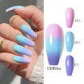 UR SUGAR 7.5ml Thermal 3-layers cambia colore UV Gel Polish sparkle Glitter Nail Gel Polish Soak Off