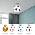 Plafoniere a LED per palloni da calcio 220V E27 Football Bar Club lampada da soffitto Creative Kids