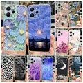 Per Redmi 12 Custodia Per Xiaomi Redmi 12 2023 Morbido Silicone Della Copertura Posteriore Del Fiore TPU Caso Per Xiomi Redmi 12 Redmi12 Del Telefono Funda 6.79"