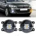 Fendinebbia a LED per Citroen Ford Honda Suzuki Isuzu Mitsubishi Renault Auto fendinebbia 8000LM 30W bianco giallo 12V impermeabile