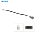 LEEWA Car Audio Input Media Data Wire spina originale 4P adattatore USB per auto per KIA KX5 Sorento