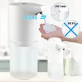 Dispenser automatico di sapone liquido sensore Touchless ricarica USB Smart Foam Machine sensore a