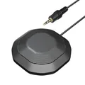 Microfono per conferenze portatile con spina da 3,5 mm 360 ° Microfono per PC a condensatore omnidirezionale Plug & Play Piccolo microfono per PC portatile