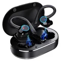 Cuffia wireless 5.0 Touch Control Sport Auricolare Bluetooth impermeabile HiFi 9D Bass Auricolare stereo con microfono
