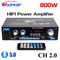 Woopker AK35 800W Amplificatori digitali domestici 100-240V 12V Bass Audio Power Bluetooth AMP Hifi FM Altoparlanti subwoofer