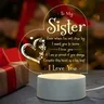 Regali di luce notturna a Led 3D per sorelle-regali di sorelle per regalo di compleanno regali di