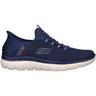 SKECHERS Herren Freizeitschuhe SUMMITS, Größe 43 in Blau