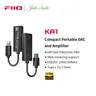 FiiO/JadeAudio-dongle da TypeC a 3.5mm KA1 ES9281AC Pro MQA DAC USB DSD256 adattatore per cavo
