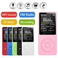 Lettore MP3 Ricarica USB Registra Display digitale Schermo multimediale Tasca portatile senza perdita Sport Corsa Camminare Riproduzione musicale