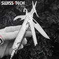 SWISS TECH 11 in 1 Mini coltello pieghevole Multitool EDC Tactical Camping Survival Tools coltello