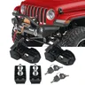 1 Set kit di chiusura a scatto per cofano motore per Jeep Wrangler JK 2007-2017 Wrangler JL