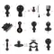 13mm/15mm/17mm/20mm/25mm Testa a sfera Adattatore a vite 1/4 "per Gopro Hero Insta360 Action Camera Telefoni Supporto GPS Accessori