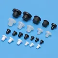 Tappo in silicone resistente alle alte temperature in bianco e nero Tappo di tenuta morbido Foro per vite Dado Coperchio tappo foro a forma di T 2.0-180mm