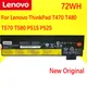 NUOVO Originale Batteria Del Computer Portatile Per Lenovo ThinkPad T470 T480 T570 T580 P51S P52S