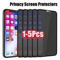 1-5Pcs migliori proteggi schermo per la Privacy per IPhone 11 13 Pro Max Mini 7 8 Plus vetro