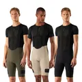 LA Passione ciclismo bavaglino pantaloncini uomo traspirante Pro antiurto 3D spugna Pad ciclismo