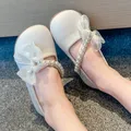Scarpe Casual per bambini per ragazze perle Chic 2023 nuova estate elegante principessa Mary Jane
