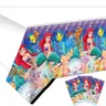 Sirena Ariel tovaglia Baby Shower usa e getta Kids Birthday Party Tablecover Supply Ariel Table