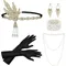 Muslimate Great Gatsby Set di accessori accessori per costumi Flapper Roaring 20s accessori per
