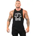 Brand Vest Muscle Fashion Gym Mens Back Tank Top senza maniche Stringer abbigliamento Bodybuilding