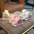 Sneakers Led per bambini ragazze scarpe per bambini incandescenti per ragazze Sneakers luminose per