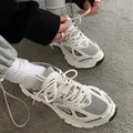 Sneakers Chunky Luxary da donna 2024 Mesh scarpe traspiranti per uomo sport Running Casual Ladies