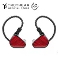 TRUTHEAR x Crinacle ZERO: auricolare ROSSO Cuffie intrauricolari con doppio driver dinamico con cavo da 0,78 a 2 pin