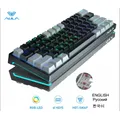 AULA F3261 Effetto RGB USB Mini tastiera da gioco meccanica Interruttore rosso 61 tasti Cavo staccabile separato cablato per Mac Windows