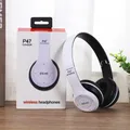 P47 Bluetooth 5.0 Cuffia senza fili Pieghevole HIFI Stereo Bass Auricolare Casco per bambini Regalo