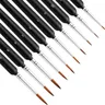 Miniature Paint Brushes Art Painting Brushes Set Detailing Paint Brushes Weasel Hair for Gouache