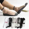 2024 NewMen Socks Ultra-sottile vetro seta corto invisibile calzini trasparenti uomo cotone