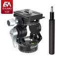 Mini testa per treppiede Testa video per fotocamera panoramica leggera per treppiede Supporto monopiede Piastra a sgancio rapido Arca Swiss per fotocamera Dslr