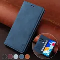 Portafoglio Skin Feel Magnetic Flip Cover Cover in pelle per Xiaomi 11T Redmi 12C 10C 9 Note 12S 12