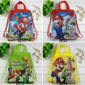 Super Mario Bros Game Theme borsa in tessuto Non tessuto zaino in tessuto Luigi borsa da viaggio per