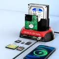 Docking station HDD SSD da USB a 2,5 3,5 pollici SATAI/II/III IDE Custodia per disco rigido esterno