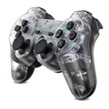 Videogioco Wireless Dual Shock Gamepad Controller manuale trasparente per Sony PS3 Playstation 3 Console Joystick Sixaxis remoto