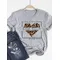 T-shirt Abbigliamento basic Abbigliamento donna T-shirt con stampa Leopard Love Heart Trend T-shirt