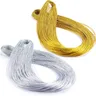 100 metri filo d'oro Tag filo 1mm argento stringa cavo metallico filo di gioielli fai da te stringa