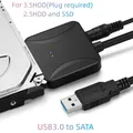Cavo da USB 3.0 a SATA 3 adattatore da Sata a USB converti cavi supporto SSD esterno da 2.5/3.5