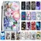 Custodia Flip con motivo floreale per Samsung Galaxy S7 S8 S9 Plus S9 + G930F G950F G960F G965F Custodia per telefono in pelle con supporto per libro