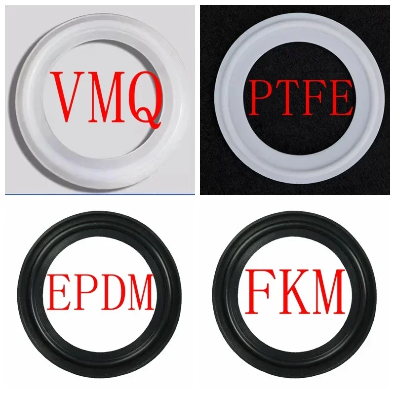 1/2 "3/4" 1 "1.5" 2 "2.5" 3 "3.5" 4 " - 10" Tri Morsetto Sanitario PTFE EPDM FKM Guarnizione di tenuta in silicone Striscia Homebrew Diottria Ghiera