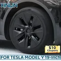 4 pezzi coprimozzo da 19 pollici per Tesla Model Y 2018-2023 tappi per ruote ricambi per prestazioni