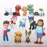 12pcs Paw Patrol Patrulla cina Anime Action Figures Puppy Patrol Mini Dolls Kids Toy Models 4-10cm