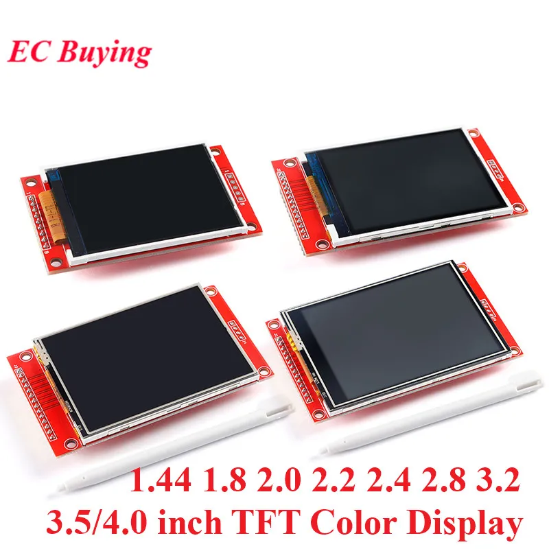 1.44 1.8 2.0 2.2 2.4 2.8 3.2 3.5 Schermo LCD TFT SPI da 4.0 pollici Modulo display touch colorato ILI9341 ILI9488 480*320 240*320 Drive