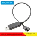 Cavo convertitore connettore adattatore di alimentazione ventola PC con custodia USB da 5 V a 12 V da USB a 4 pin PWM da 5 V a 12 V