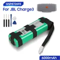 Batteria di ricambio originale per JBL Charge3 Charge 3 GSP 872693 03 GSP 1029102 Un altoparlante da esterno audio Bluetooth originale 6000mAh