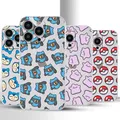 Custodia animale Pokemon per iPhone 15 Pro Max 13 Mini 12 SE XR 8 7 6S Plus 11 X XS 14 Pro Max 14 Pro Max 13 Pro Borsa morbida in silicone