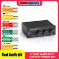 Fosi Audio Q4 Mini Stereo USB Gaming DAC e amplificatore per cuffie Adattatore convertitore audio per altoparlanti domestici/desktop alimentati/attivi