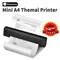 Stampante termica portatile Phomemo M08F A4, supporta carta termica A4 da 8,26"x11,69", stampanti da viaggio mobili wireless per auto e ufficio